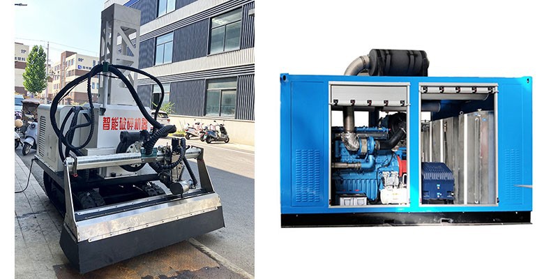 High-pressure water demolition system7 High-pressure water demolition system7