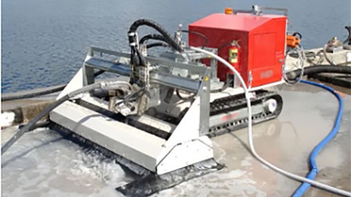 High-pressure water demolition system13 High-pressure water demolition system13