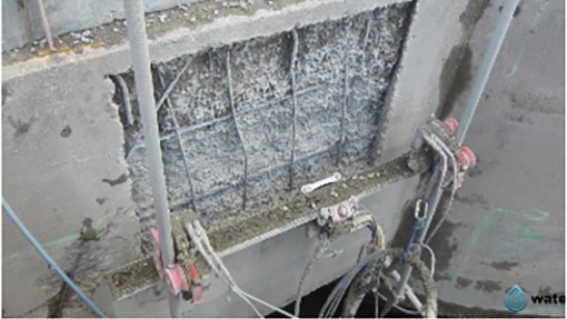 High-pressure water demolition system15 High-pressure water demolition system15