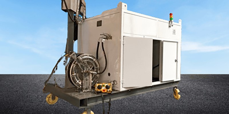 IBC tank automatic cleaning hydro jetting machine2 IBC tank automatic cleaning hydro jetting machine2