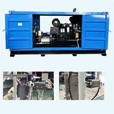Cyfnewidydd Gwres 1500Bar System Jetio Hydro Awtomatig