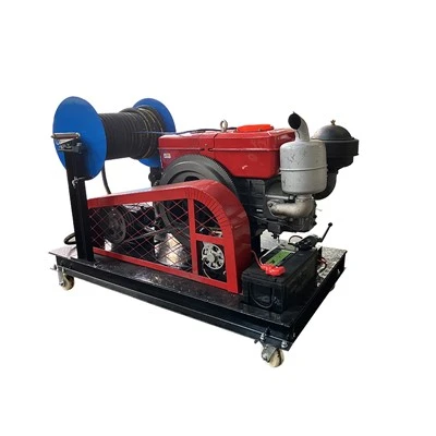 Peiriant Jetter Carthffosydd Peiriant Diesel 220Bar